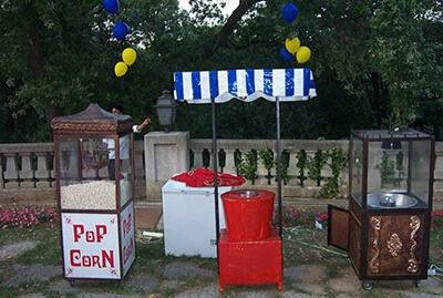 Nostalji Organizasyonu sokak satıcıları pamuk helva pop corn osmanlı macunu