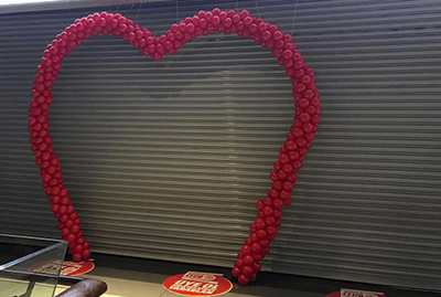 Sevgililer Günü Kalp Balon Dekor
