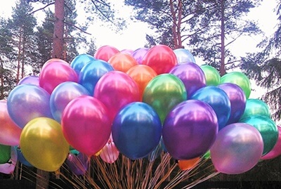Şirket Pikniği Organizasyonu balon süsleme zincir balon
